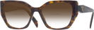 Cat Eye Tortoise  Prada 18WV w/ Gradient Bifocal Reading Sunglasses View #1