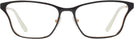 Cat Eye TOP BROWN/ROSE GOLD Prada 60XV Computer Style Progressive View #2