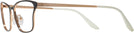 Cat Eye TOP BROWN/ROSE GOLD Prada 60XV Computer Style Progressive View #3