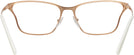 Cat Eye TOP BROWN/ROSE GOLD Prada 60XV Computer Style Progressive View #4