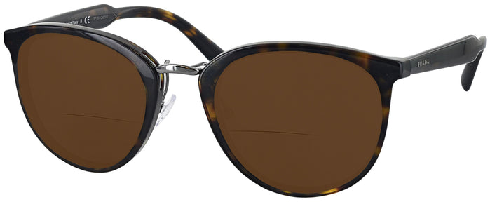 Round Havana Prada 03TV Bifocal Reading Sunglasses View #1