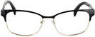 ClubMaster Black Pale on Gold Prada 65RV Computer Style Progressive View #2
