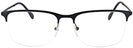 Square Black Over Black Prada Sport 54IV Progressive No-Lines View #2