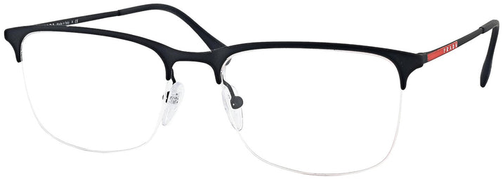 Square Black Over Black Prada Sport 54IV Progressive No-Lines View #1