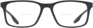 Square Matte Black Prada Sport 01LV L Bifocal View #2