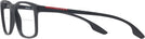 Square Matte Black Prada Sport 01LV L Bifocal View #3