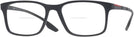 Square Matte Black Prada Sport 01LV L Bifocal View #1