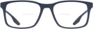 Square Matte Blue Prada Sport 01LV L Bifocal View #2