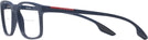Square Matte Blue Prada Sport 01LV L Bifocal View #3