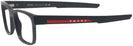 Square Matte Black Prada Sport 02PV Computer Style Progressive View #3