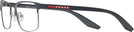 Rectangle Grey Rubber Prada Sport 50PV Single Vision Full Frame View #3