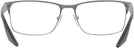 Rectangle Grey Rubber Prada Sport 50PV Single Vision Full Frame View #4