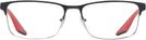 Rectangle Black/silver Prada Sport 50PV Single Vision Full Frame View #2