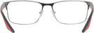 Rectangle Black/silver Prada Sport 50PV Single Vision Full Frame View #4