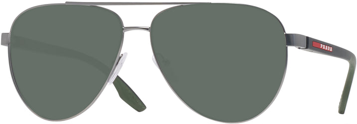 Aviator Silver Prada Sport 52YS Progressive No Line Reading Sunglasses View #1