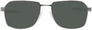 Rectangle Gunmetal Prada Sport 54WS Progressive No Line Reading Sunglasses View #2