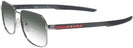 Rectangle Gunmetal Prada Sport 54WS w/ Gradient Bifocal Reading Sunglasses View #3