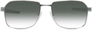 Rectangle Gunmetal Prada Sport 54WS w/ Gradient Progressive No Line Reading Sunglasses View #2