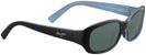 Rectangle Blk &amp; Blue/Grey Lens Maui Jim Punchbowl 219 Bifocal Reading Sunglasses View #1