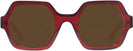 Square Red Dead Ringer Bifocal Reading Sunglasses View #2
