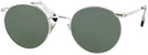 Round 23k White Gold P3 White Gold Progressive No Line Reading Sunglasses View #1