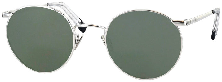 Round 23k White Gold P3 White Gold Progressive No Line Reading Sunglasses View #1