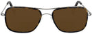 Rectangle Dark Ruthenium Archer Inlay Bifocal Reading Sunglasses View #2