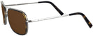 Rectangle Dark Ruthenium Archer Inlay Bifocal Reading Sunglasses View #3