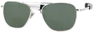 Aviator White Gold Aviator White Gold Progressive No Line Reading Sunglasses View #1