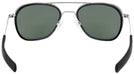 Aviator Bright Chrome Aviator Inlay Progressive No Line Reading Sunglasses View #4