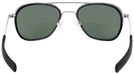 Aviator Bright Chrome Aviator Inlay Bifocal Reading Sunglasses View #4