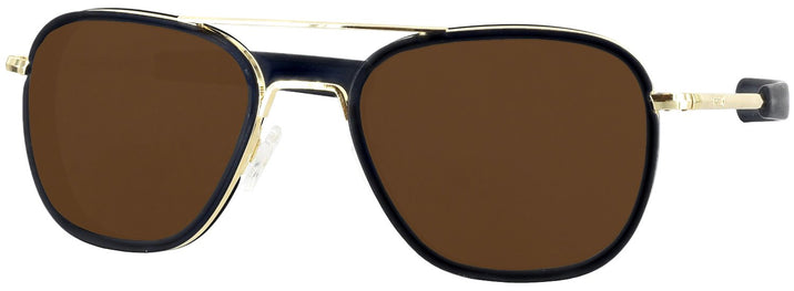 Aviator Gold Aviator Gold Inlay Progressive No Line Reading Sunglasses View #1