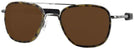 Aviator Gunmetal Aviator Inlay Progressive No Line Reading Sunglasses View #1