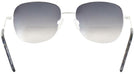 Aviator Satin Silver Cecil Bifocal Reading Sunglasses with Gradient View #4
