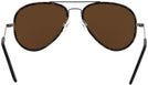 Aviator Gunmetal Concorde Inlay Progressive No Line Reading Sunglasses View #4