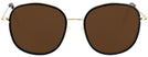 Round 23k Gold Elinor Gold Progressive No Line Reading Sunglasses View #2