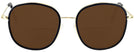 Round 23k Gold Elinor Gold Bifocal Reading Sunglasses View #2