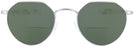 Round Matte Chrome Hamilton Bifocal Reading Sunglasses View #2