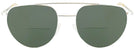 Aviator Satin Silver Noyes Bifocal Reading Sunglasses View #2