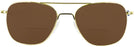 Aviator 23k Gold Aviator 23K Gold XL Bifocal Reading Sunglasses View #2