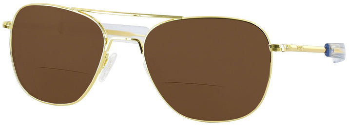 Aviator 23k Gold Aviator 23K Gold XL Bifocal Reading Sunglasses View #1