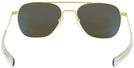 Aviator Gold/Blue Mirror Aviator 23K Gold Progressive No Line Reading Sunglasses - Polarized with Mirror View #4