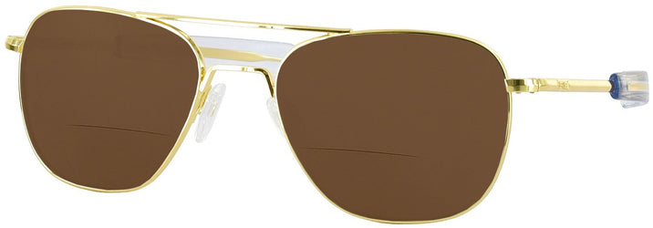Aviator 23k Gold Aviator 23K Gold Bifocal Reading Sunglasses View #1
