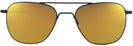 Aviator Matte Black Aviator XL Progressive No Line Reading Sunglasses - Polarized with Mirror View #2
