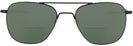 Aviator Matte Black Aviator Bifocal Reading Sunglasses View #2