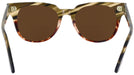 Wayfarer Grey Grad Brown Striped Ray-Ban 2168 Meteor Bifocal Reading Sunglasses View #4