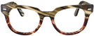 Wayfarer Grey Grad Brown Striped Ray-Ban 2168 Meteor Progressive No-Lines View #2