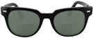Wayfarer Black Ray-Ban 2168 Meteor Bifocal Reading Sunglasses View #2