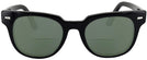 Wayfarer Black Ray-Ban 2168 Meteor Bifocal Reading Sunglasses View #2