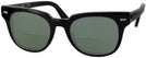 Wayfarer Black Ray-Ban 2168 Meteor Bifocal Reading Sunglasses View #1